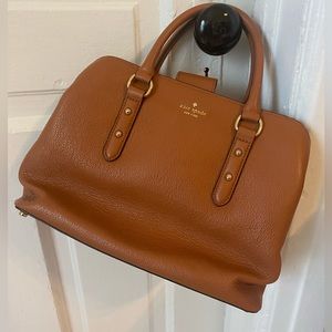 Brown Kate Spade Satchel Bag Purse w Handle or Crossbody